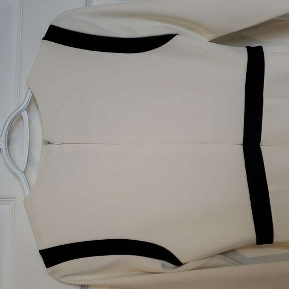 Calvin Klein Black and White Midi Dress - Picture 5 of 6